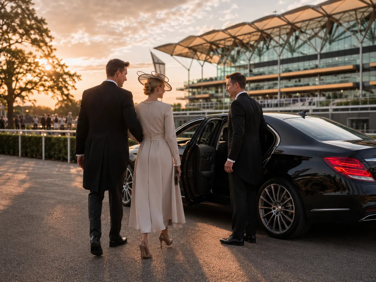 Royal Ascot chauffeur service return pickup after a race day